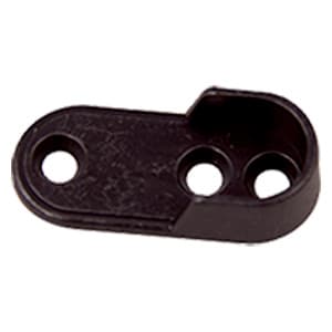 Closet Rod Oval Socket with Screw, Oil-Rubbed Bronze Finish