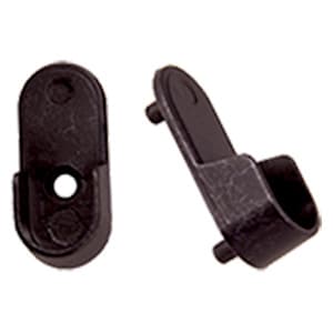 Closet Rod Oval Socket with 5mm Pin/Screw, Oil-Rubbed Bronze Finish