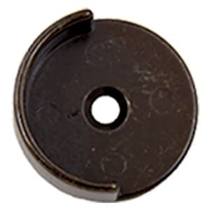 1-5/16" Diameter Closet Rod Open Round End Socket with 5mm Pin/Screw, Oil-Rubbed Bronze Finish