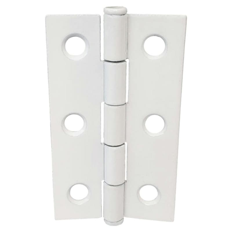 H123 Shutter Butt Hinge with Loose Pin, White