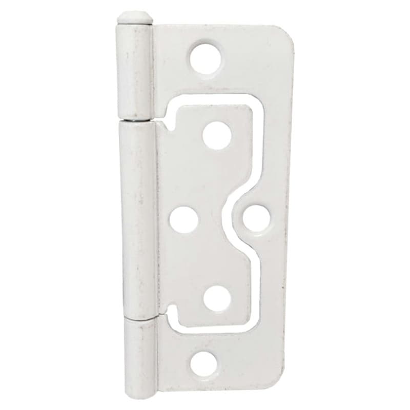 Non-Mortise Shutter Hinge with Loose Pin, White