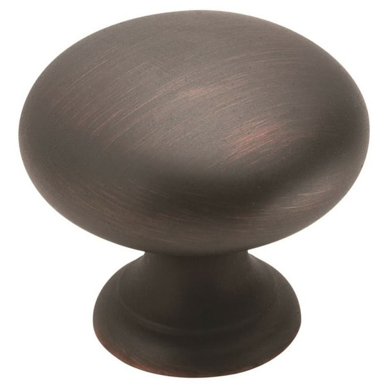 30.2mm Round Knob with 1-1/8" Screw, Oil-Rubbed Bronze