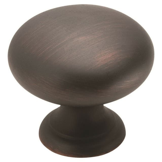 30.2mm Round Knob with 1-1/8" Screw, Oil-Rubbed Bronze
