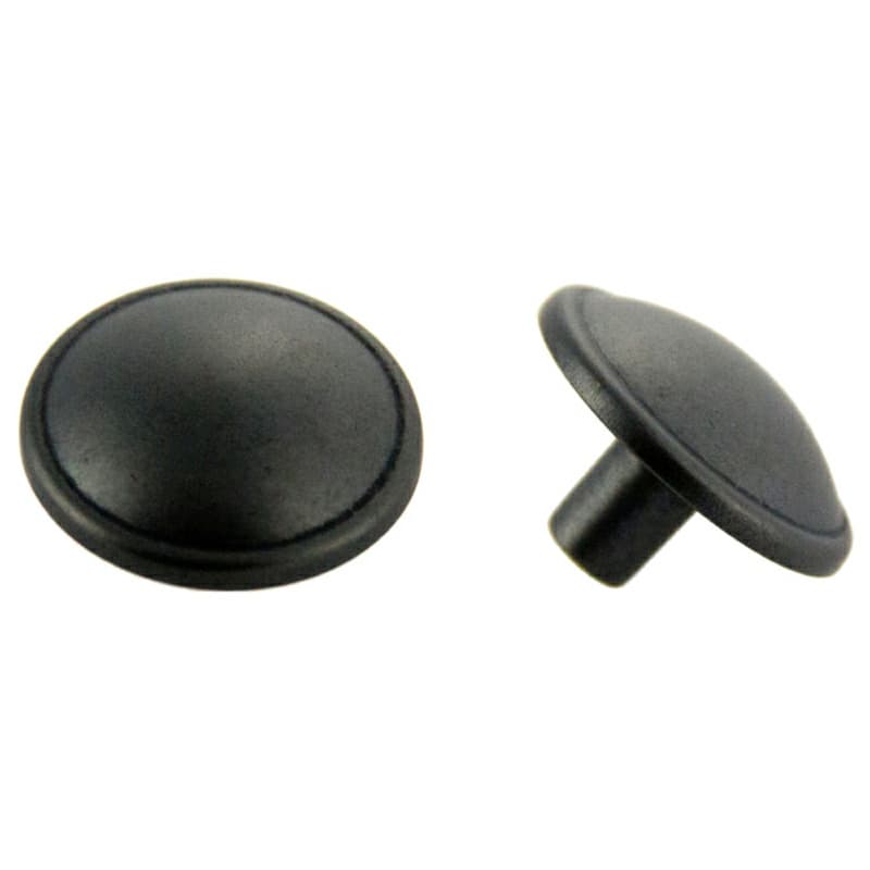 31.7mm Round Knob, Antique Black