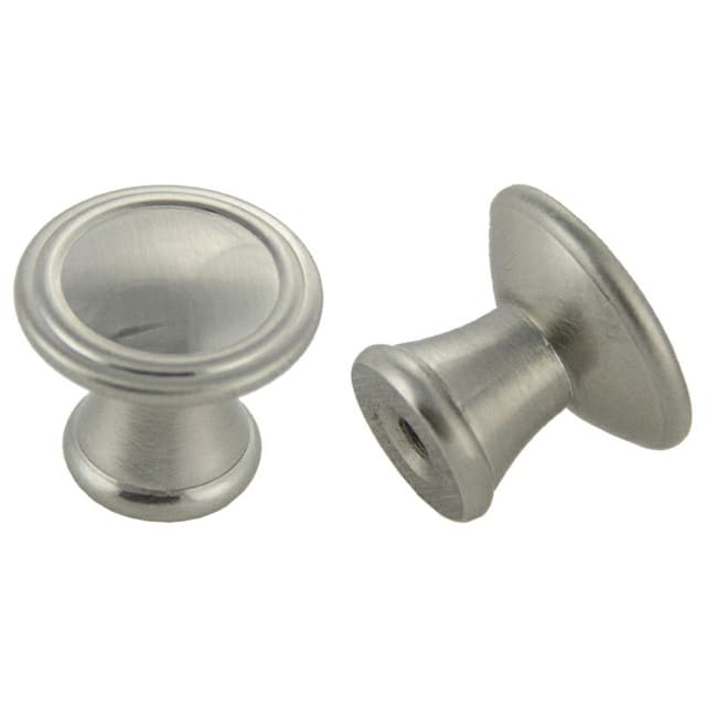 30mm Traditional Deco Round Knob, Satin Nickel