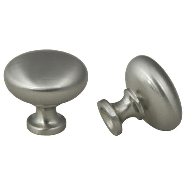 31mm St. Louis Mushroom Knob, Satin Nickel