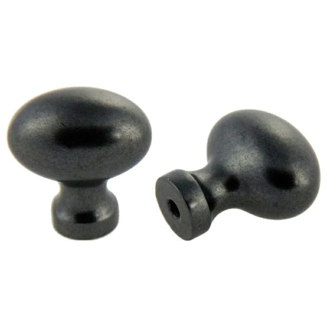 32mm Football Knob, Weathered Black