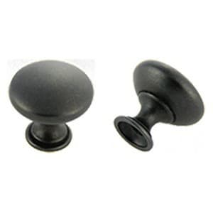 30mm Round Knob, Weathered Black