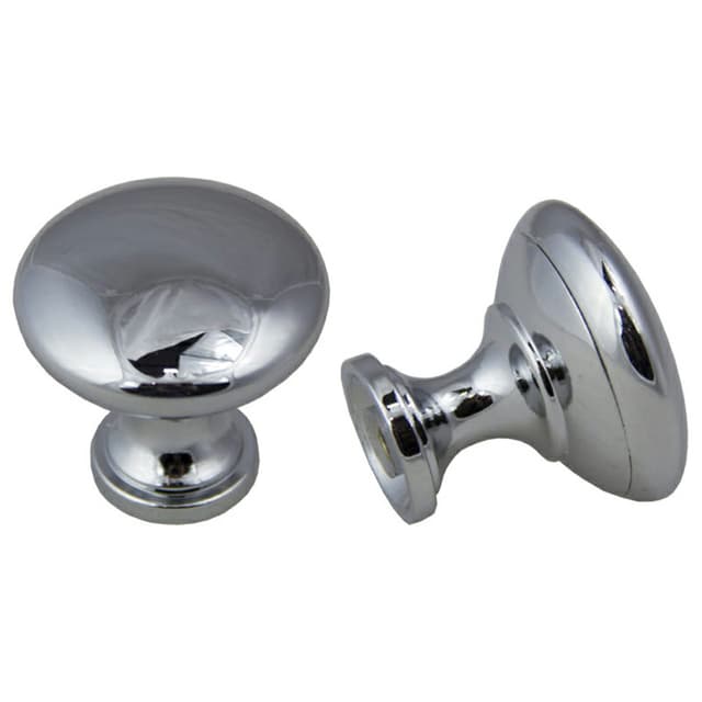 30mm Island Round Knob, Polished Chrome