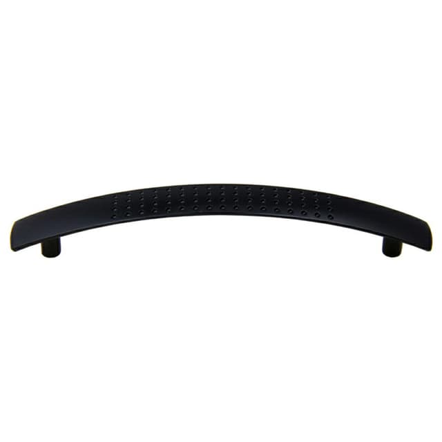 128mm Traditional Dimpled Pull, Matte Black