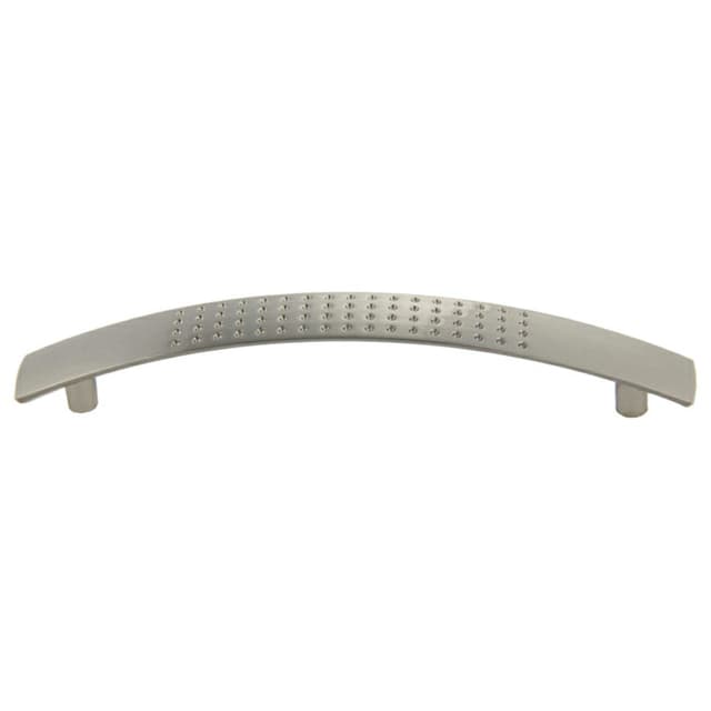 128mm Traditional Dimpled Pull, Satin Nickel