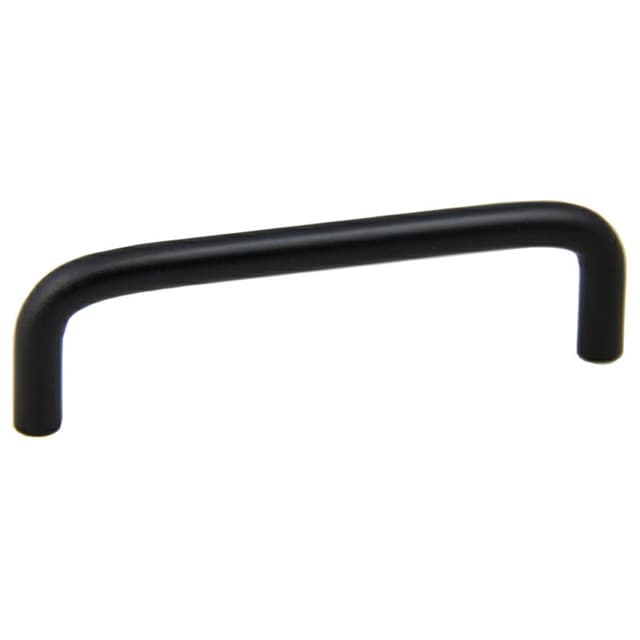 4" Wire Pull, Matte Black, 110mm Length