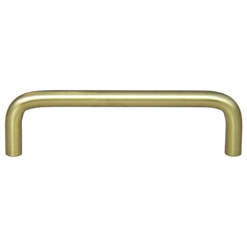 4" Wire Pull, Satin Brass, 110mm Length