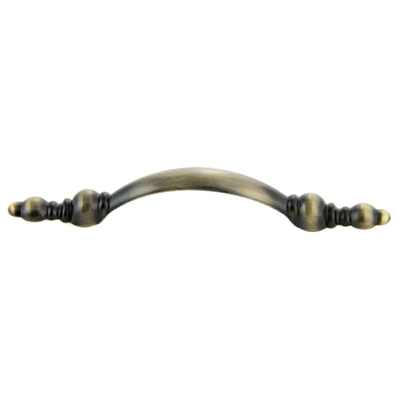 3" Traditional Handle Pull, Antique Brass, 128mm Length