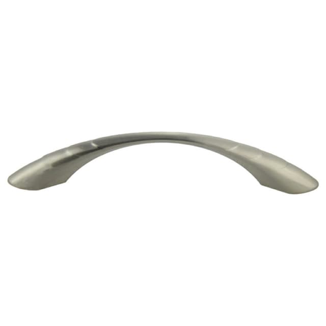 96mm Residential Arch Deco Pull, Satin Nickel