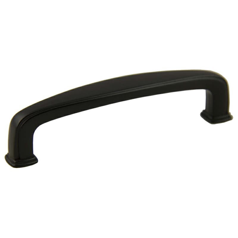 96mm Charlotte Deco Handle Pull, Matte Black