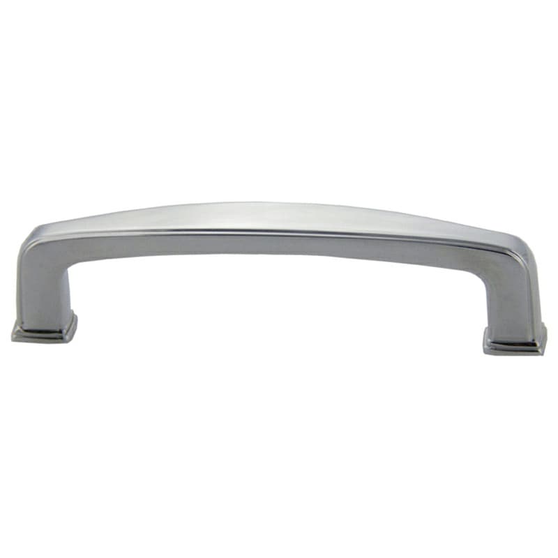 96mm Charlotte Deco Handle Pull, Polished Chrome