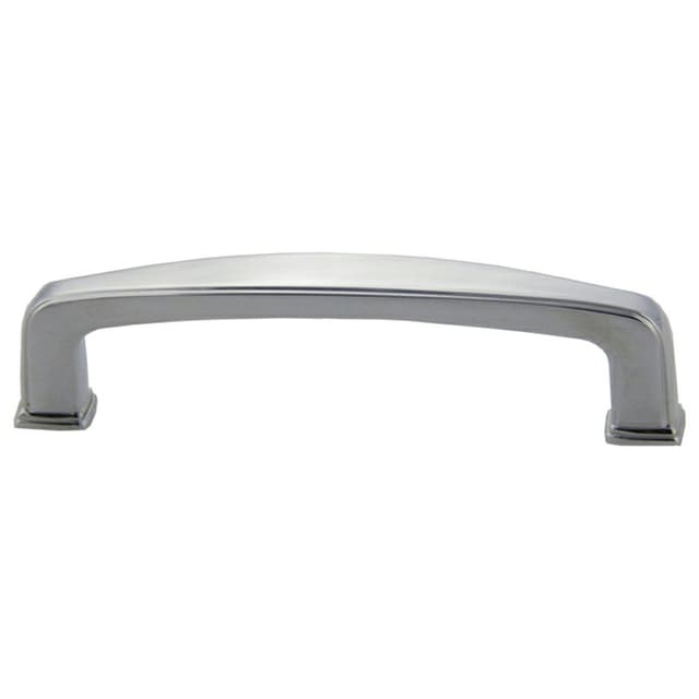 96mm Charlotte Deco Handle Pull, Polished Chrome