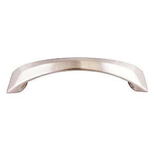96mm Modern Deco Bow Arch Pull, Polished Chrome