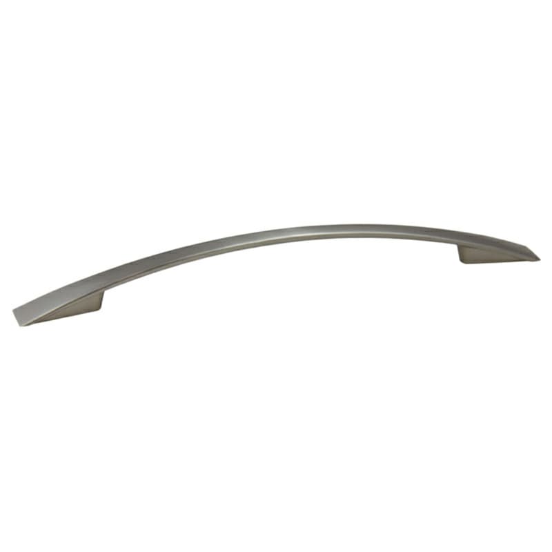 160mm Modern Bow Pull, Satin Nickel
