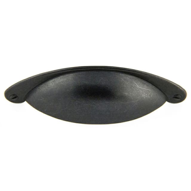 3" Hooded Shaker Cup Pull, Weathered Black