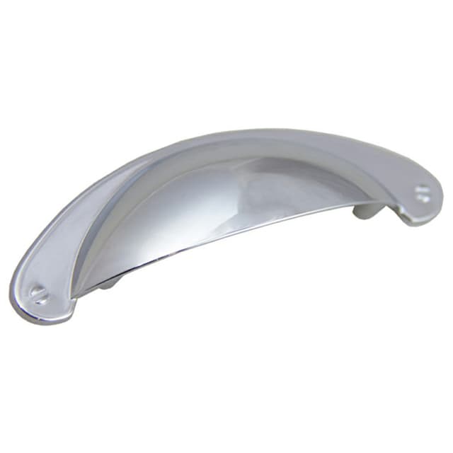 3" Hooded Shaker Cup Pull, Polished Chrome