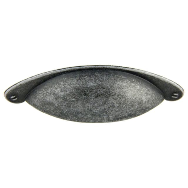 3" Hooded Shaker Cup Pull, Antique Silver