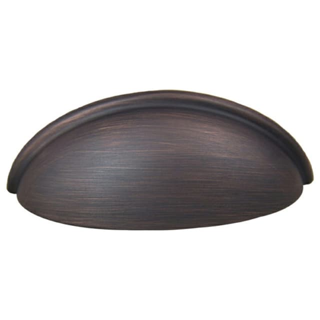 3" Cup Pull, Oil-Rubbed Bronze, 3-1/2" Length