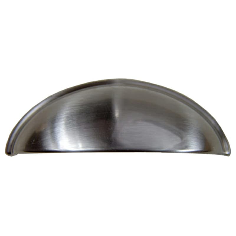 3" Cup Pull, Satin Nickel, 3-1/2" Length