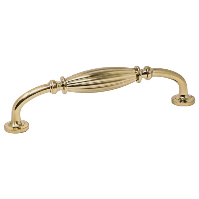 128mm Traditional Deco Handle Pull, Rose Gold