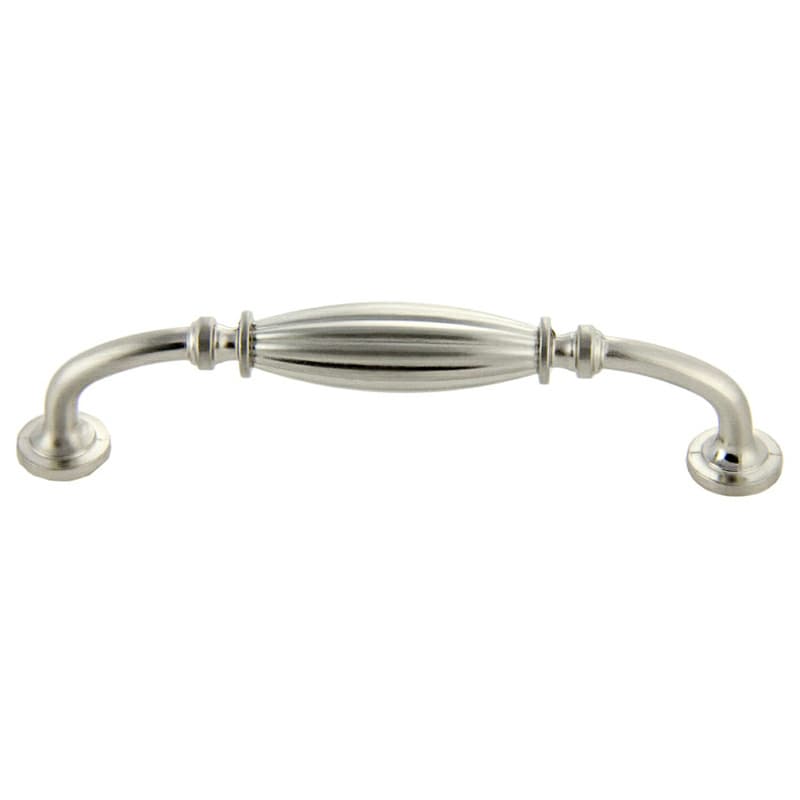128mm Traditional Deco Handle Pull, Satin Nickel