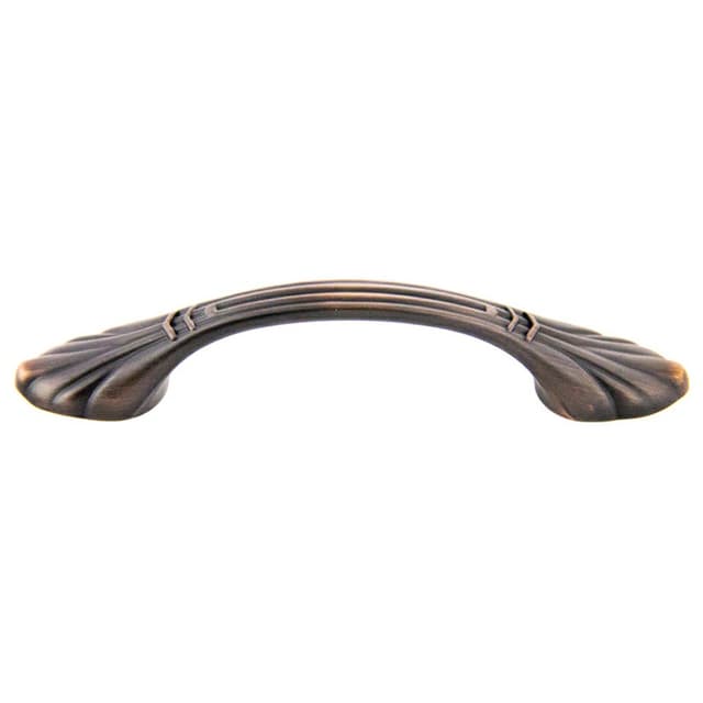 3" Traditional Deco Arch Pull, Oil-Rubbed Bronze, 120mm Length