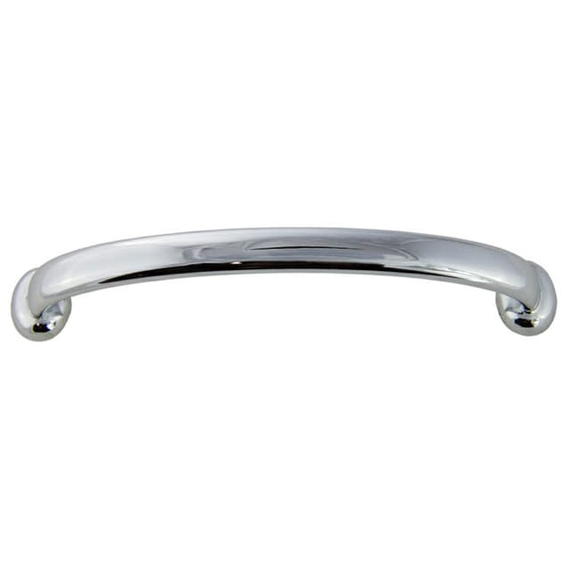 96mm Modern Deco Arch Pull, Polished Chrome