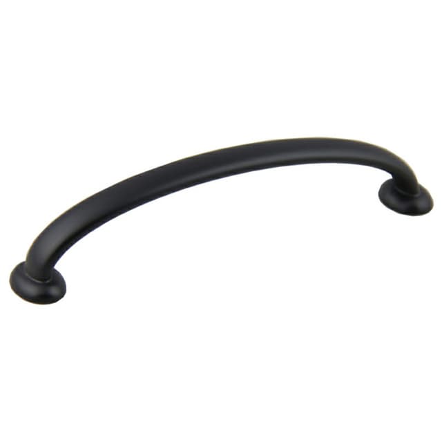 128mm Modern Deco Arch Pull, Matte Black