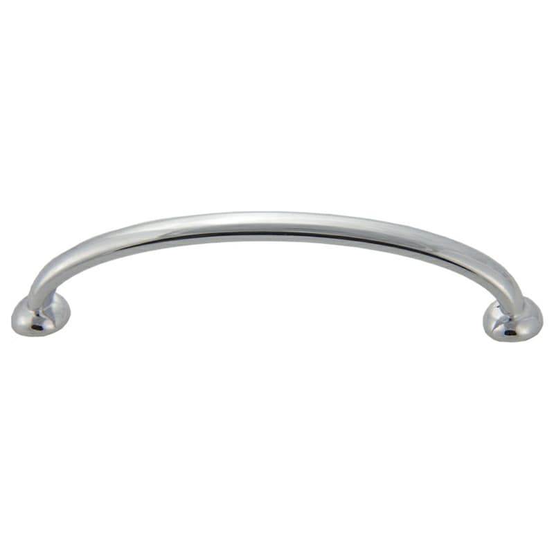 128mm Modern Deco Arch Pull, Polished Chrome