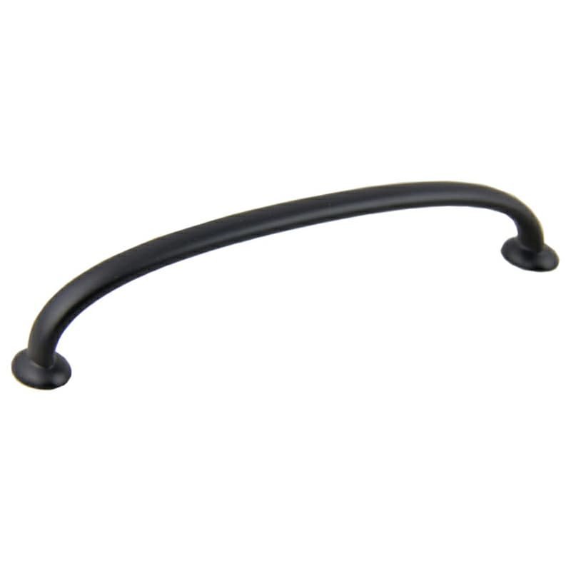 160mm Modern Deco Arch Pull, Matte Black