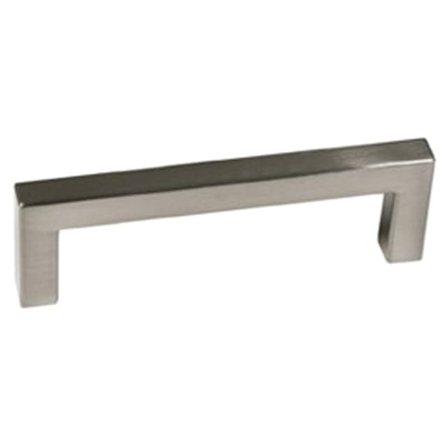 96mm Modern Square Pull, Satin Nickel
