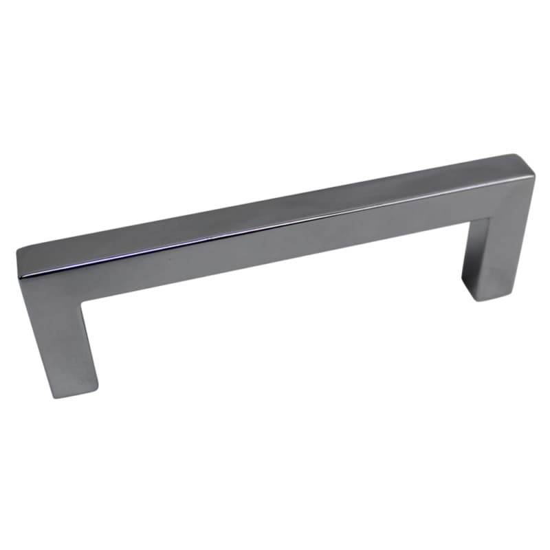 128mm Modern Square Pull, Polished Chrome
