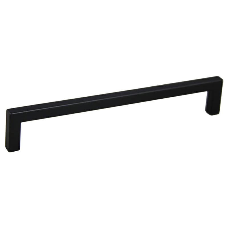 192mm Modern Square Pull, Matte Black