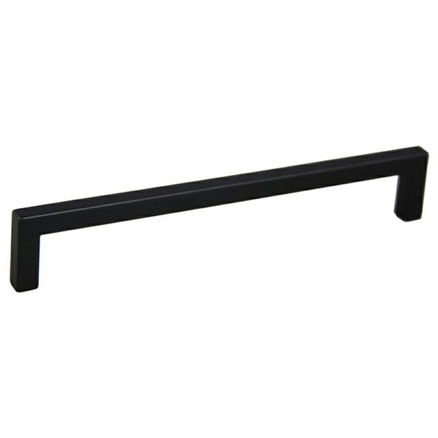 192mm Modern Square Pull, Matte Black