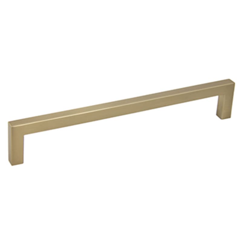 192mm Modern Square Pull, Rose Gold