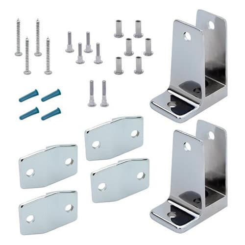 7/8" One Ear Alcove Pack, Chrome Plated