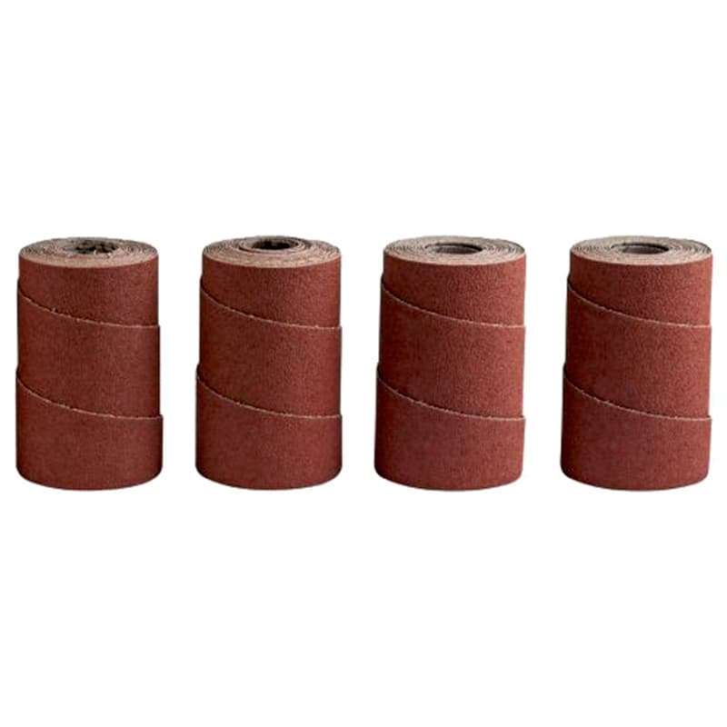 18" 220 Grit Aluminum Oxide Ready-to-Wrap Abrasive Sandpaper (4-Pack)