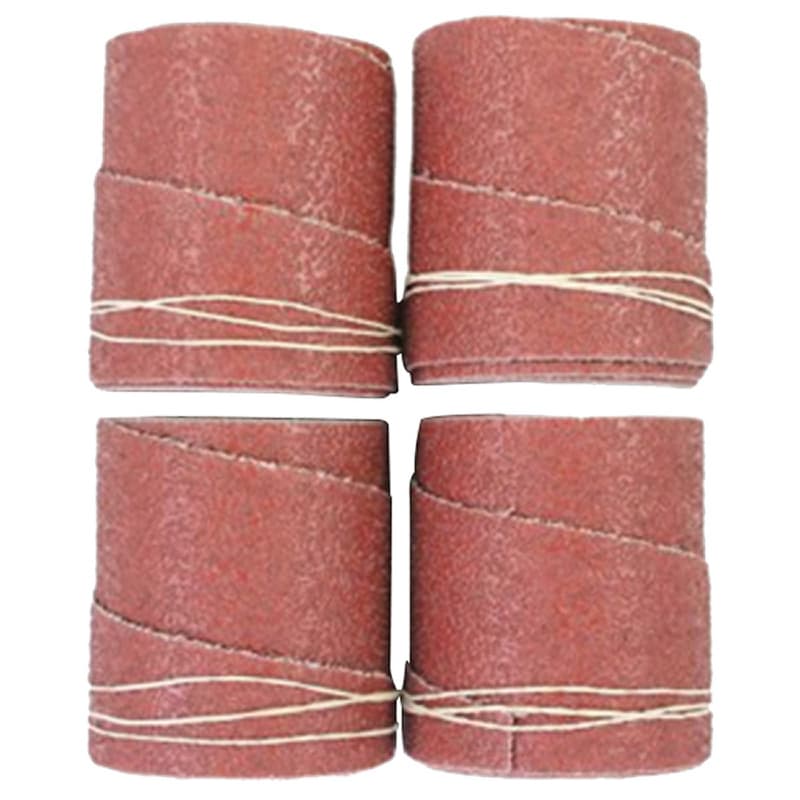 16" 80 Grit Aluminum Oxide Ready-to-Wrap Abrasive Sandpaper (4-Pack)