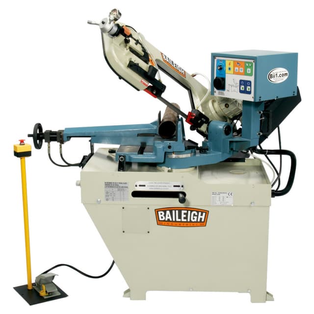 Baileigh BS-260SA 1.5 HP Semi-Auto Band Saw, 1 Phase/110V/220V