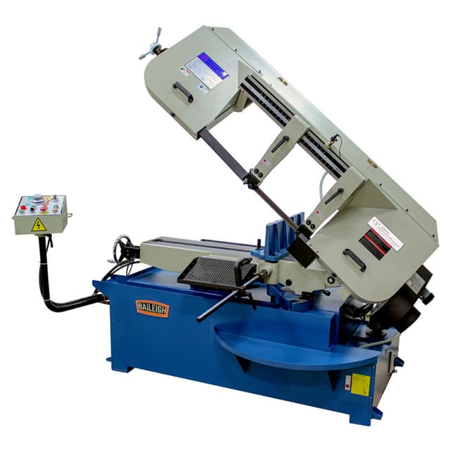 Baileigh BS-330SA 3 HP Semi-Automatic Band Saw, 3 Phase/220V