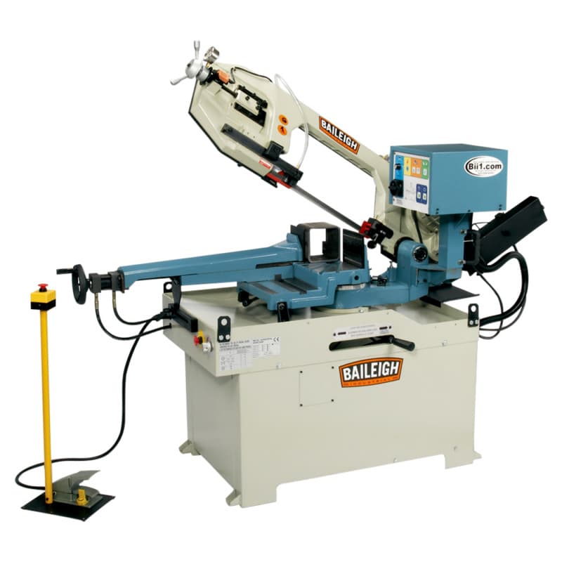 Baileigh BS-350SA Gear Driven Dual Miter Band Saw, 1 Phase/220V