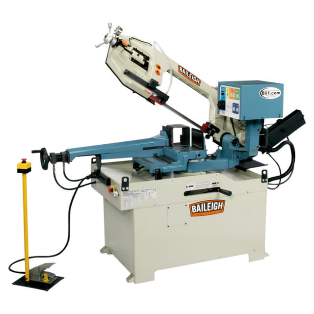 Baileigh BS-350SA Gear Driven Dual Miter Band Saw, 1 Phase/220V