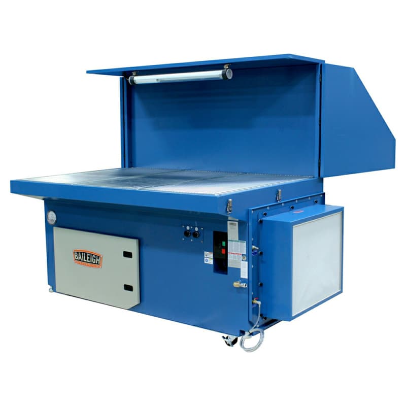 Baileigh DDTM-8052-HD 5 HP Heavy-Duty Downdraft Table, 3 Phase/230V