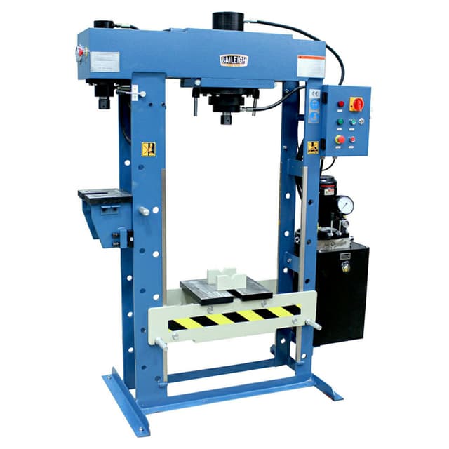 Baileigh HSP-30M-C 3 HP Two Station Hydraulic Press, 1 Phase/220V